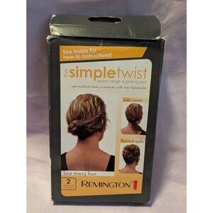 Remington The Simple Twist Extra Large 4-Prong Pin For Hair Styling